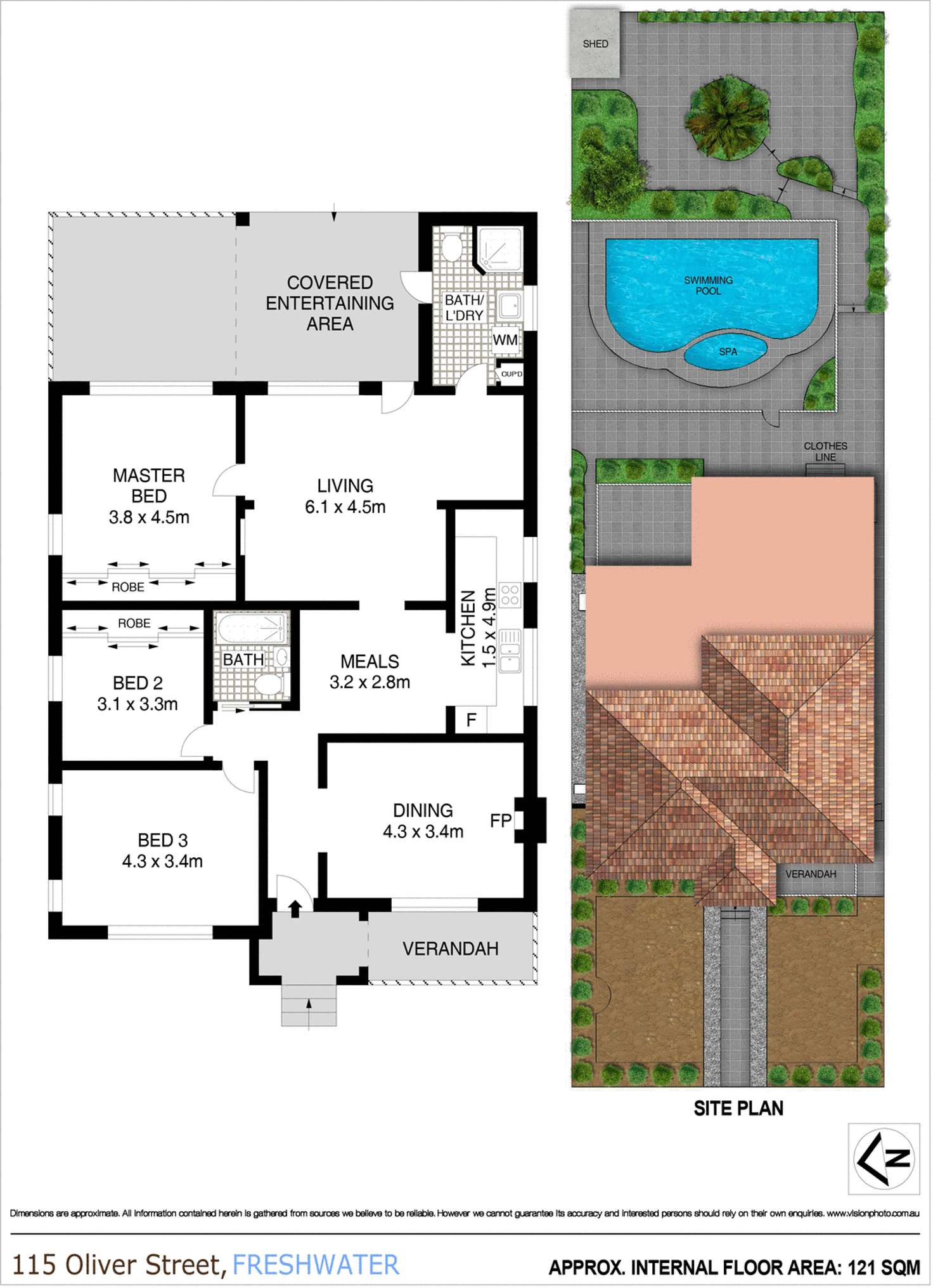 Floorplan of Homely house listing, 115 Oliver Street, Freshwater NSW 2096