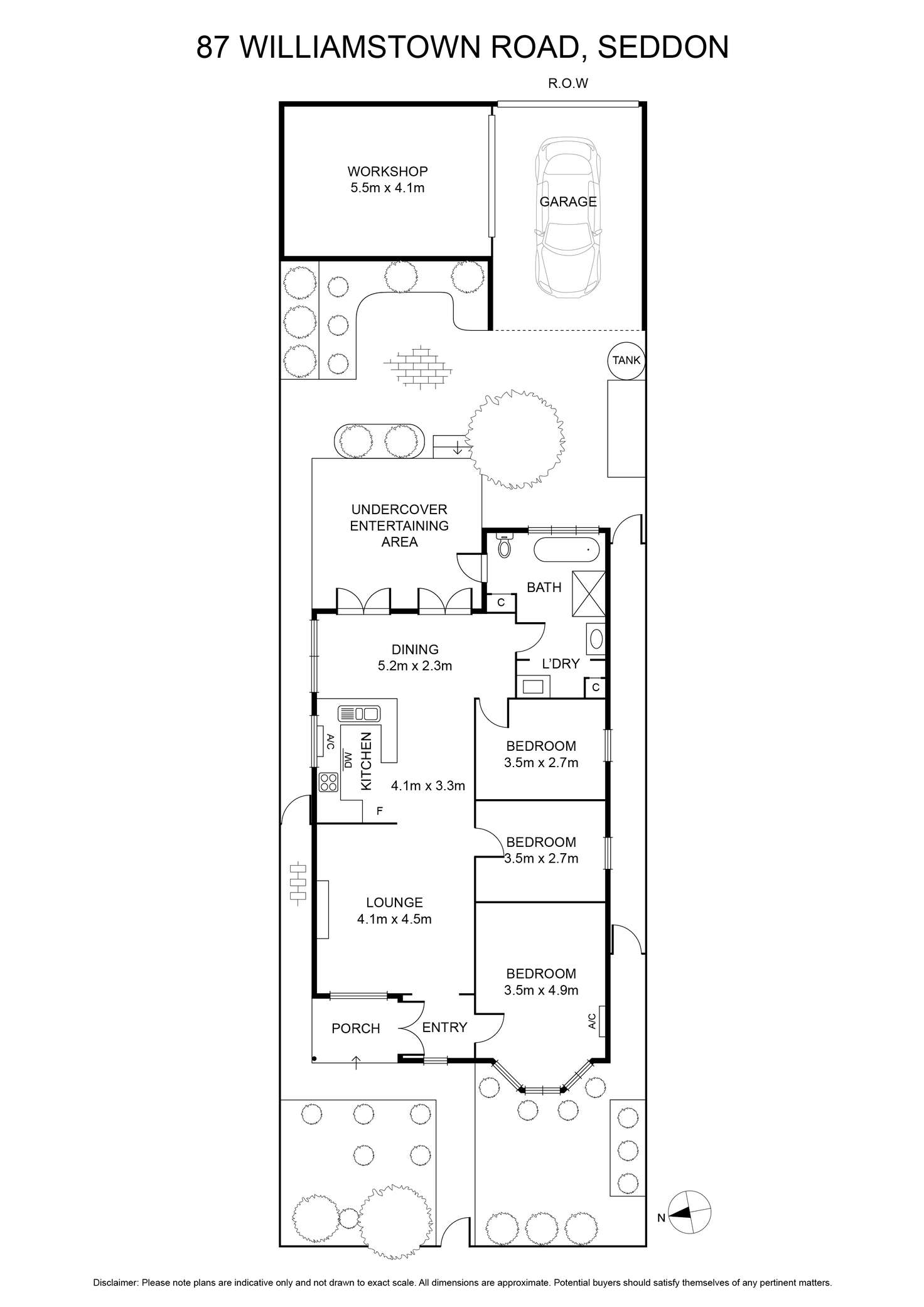 Floorplan of Homely house listing, 87 Williamstown Road, Seddon VIC 3011