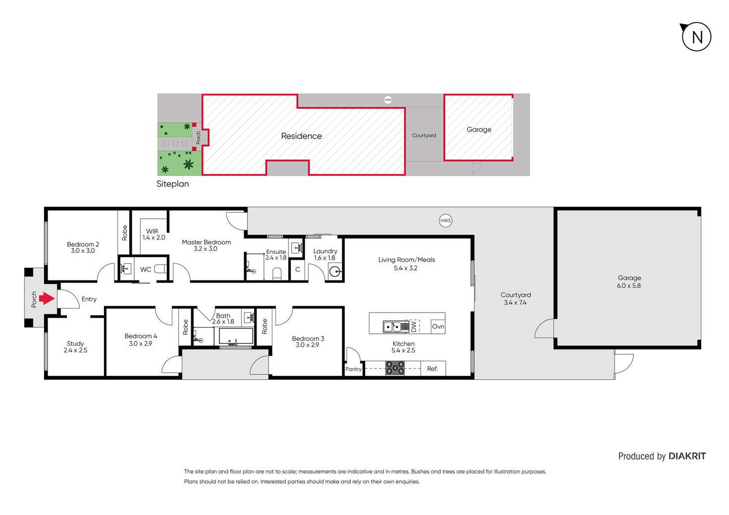 Floorplan of Homely house listing, 58 Powlett Street, Werribee VIC 3030