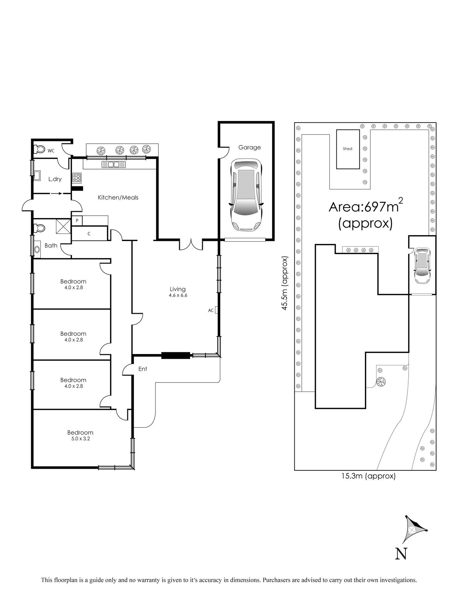 Floorplan of Homely house listing, 58 Keith Avenue, Edithvale VIC 3196