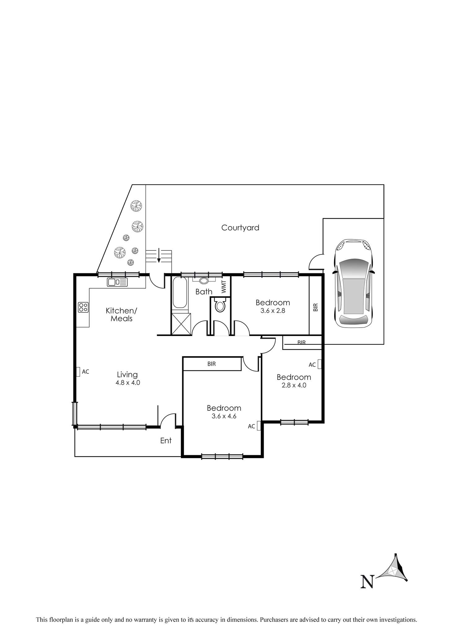 Floorplan of Homely unit listing, Address available on request