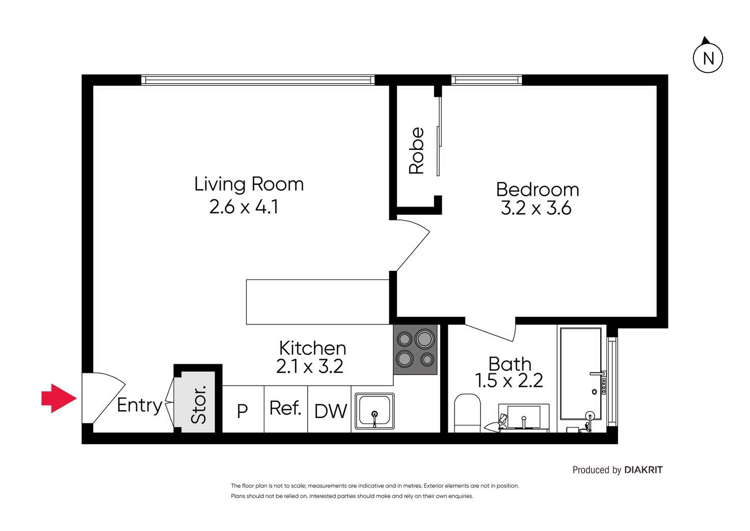 Floorplan of Homely apartment listing, 1/83 Mathoura Road, Toorak VIC 3142