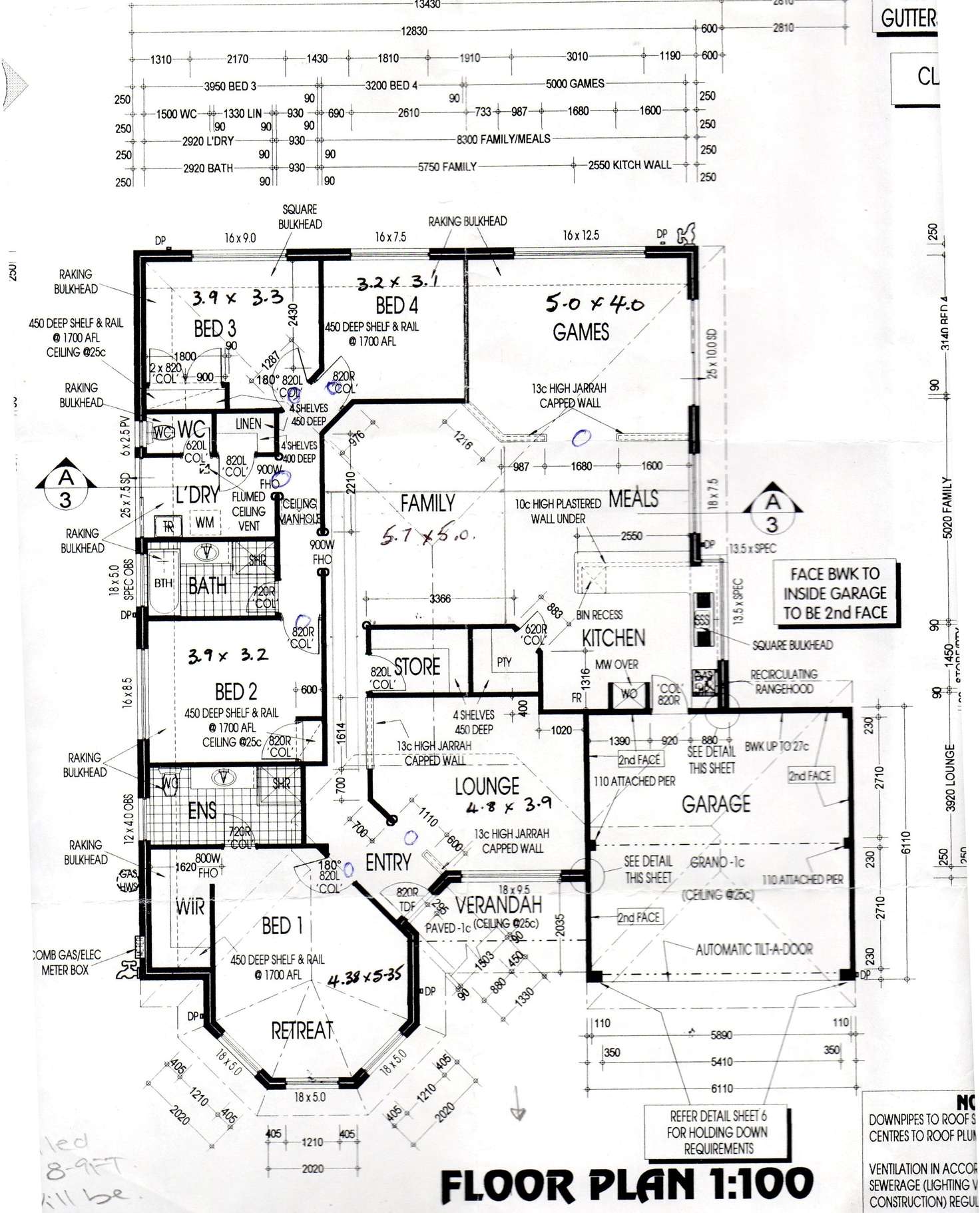Floorplan of Homely house listing, 3 Holtzman Place, Carey Park WA 6230