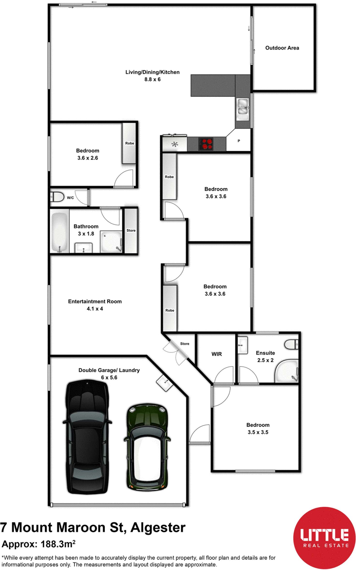 Floorplan of Homely house listing, 7 Mount Maroon Street, Algester QLD 4115