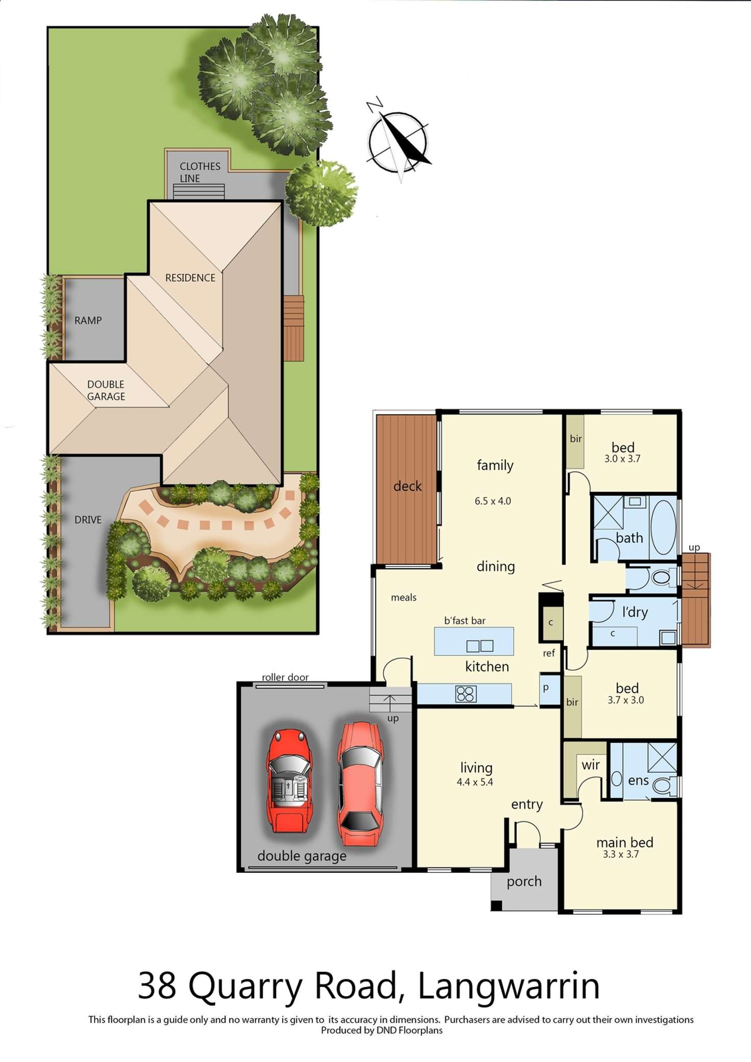 Floorplan of Homely house listing, 38 Quarry Road, Langwarrin VIC 3910