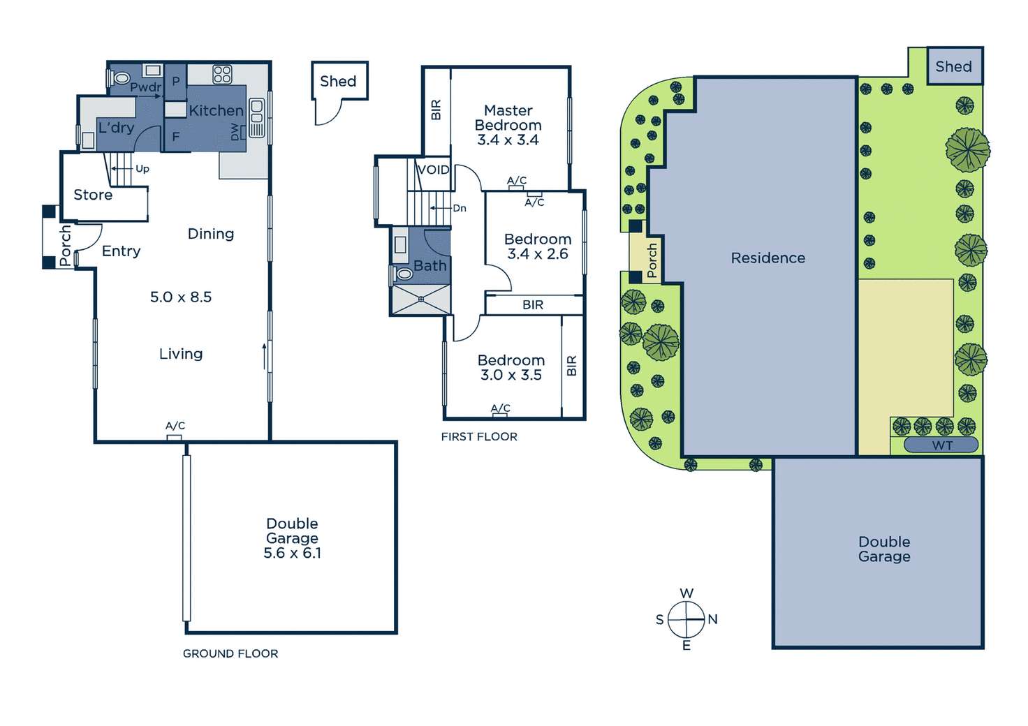 Floorplan of Homely townhouse listing, 2/25 Shady Grove, Nunawading VIC 3131