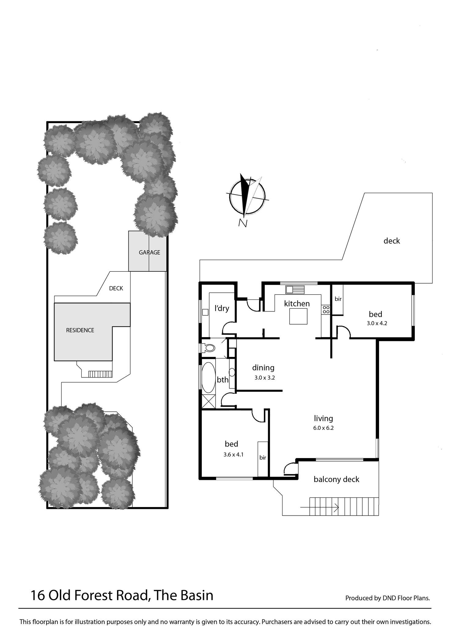 Floorplan of Homely house listing, 16 Old Forest Road, The Basin VIC 3154