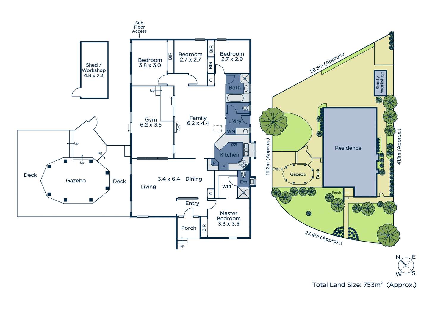 Floorplan of Homely house listing, 15 Greenglade Court, Bayswater VIC 3153