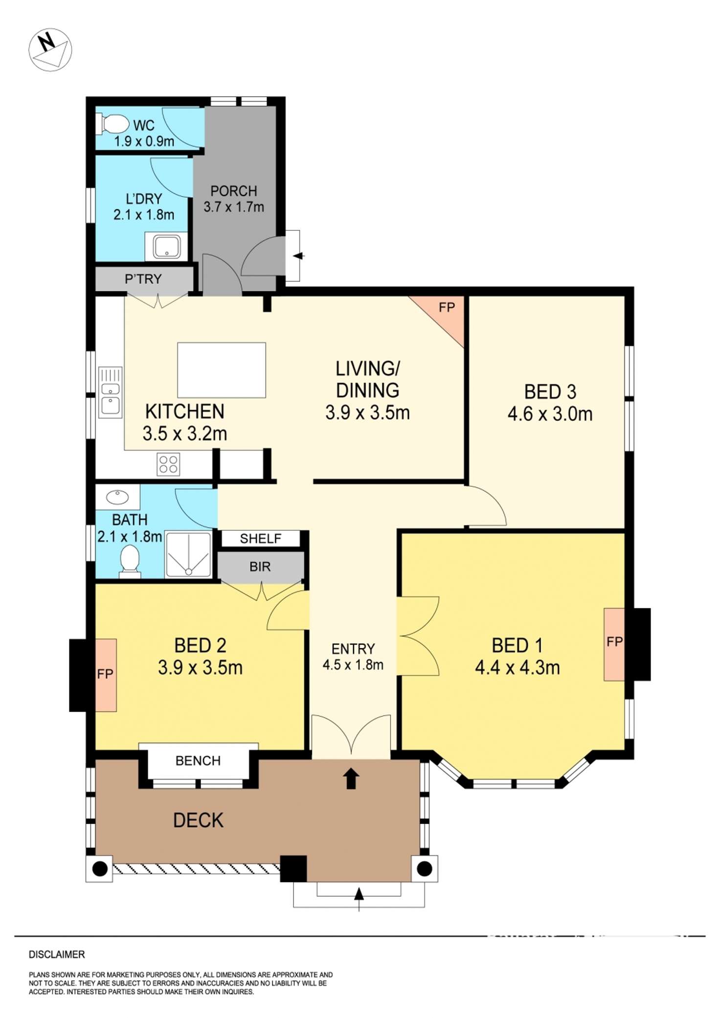 Floorplan of Homely house listing, 7 Kent Street, Ballarat Central VIC 3350