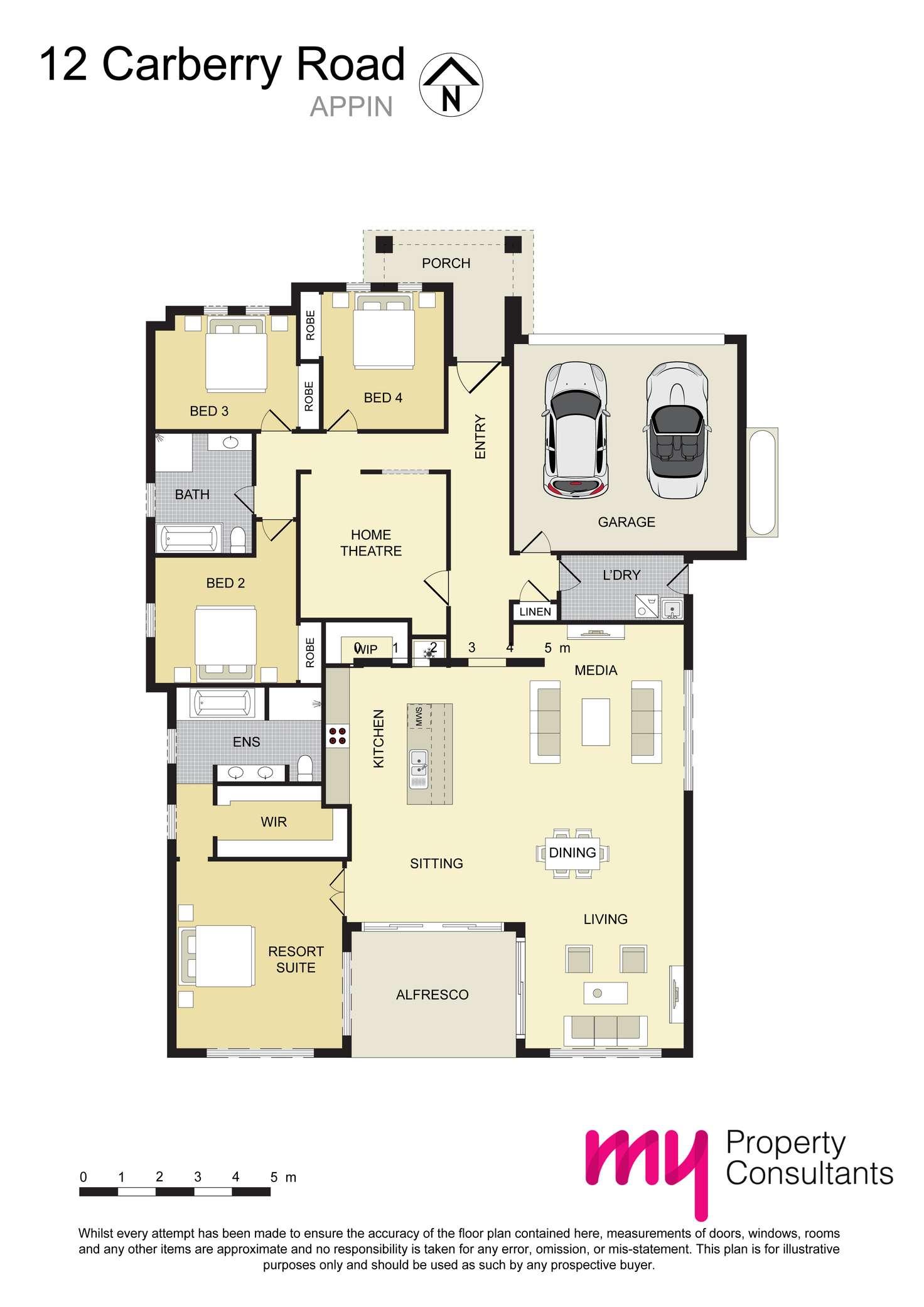 Floorplan of Homely house listing, 12 Carberry Road, Appin NSW 2560