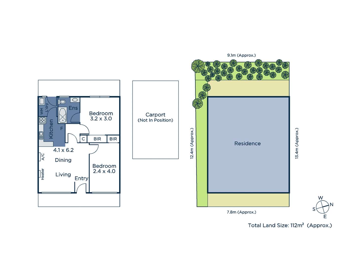 Floorplan of Homely unit listing, 6/10 Brunswick Road, Mitcham VIC 3132