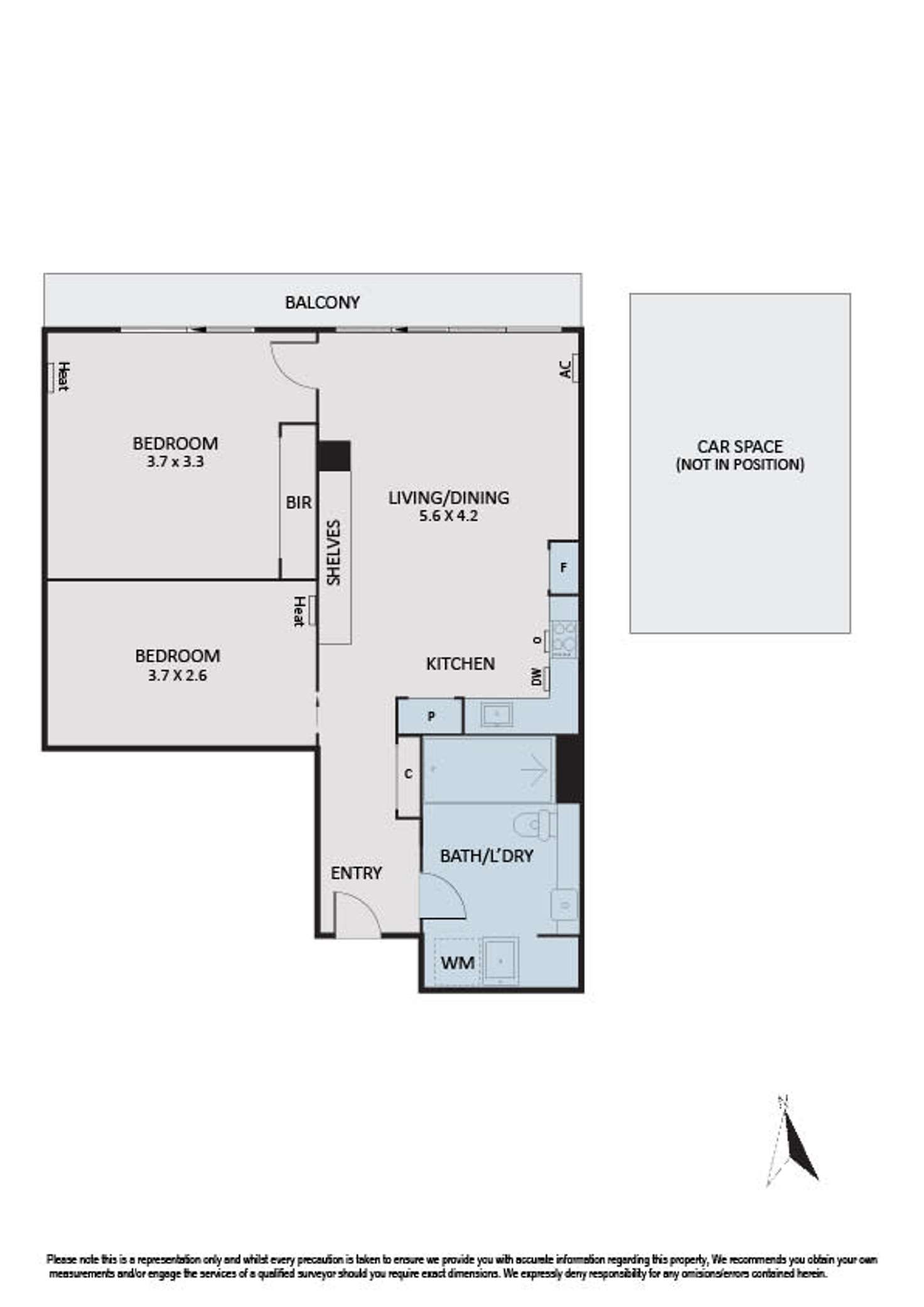 Floorplan of Homely apartment listing, 3/45 Church Street, Hawthorn VIC 3122