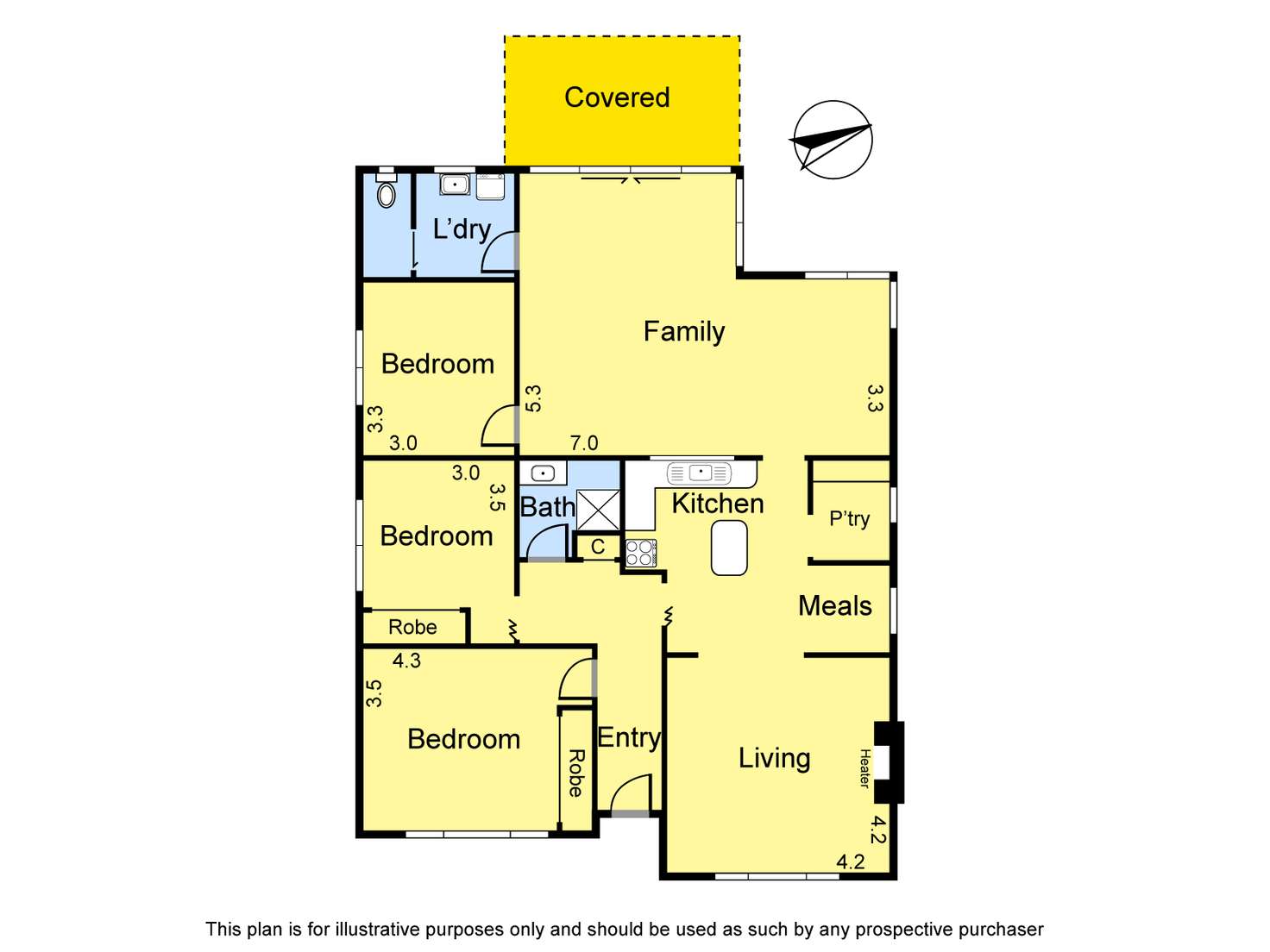 Floorplan of Homely house listing, 297 Greenwood Drive, Watsonia VIC 3087
