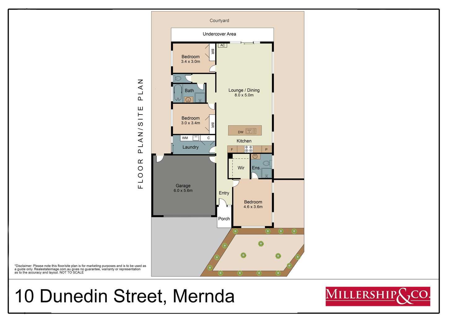 Floorplan of Homely house listing, 10 Dunedin Street, Mernda VIC 3754