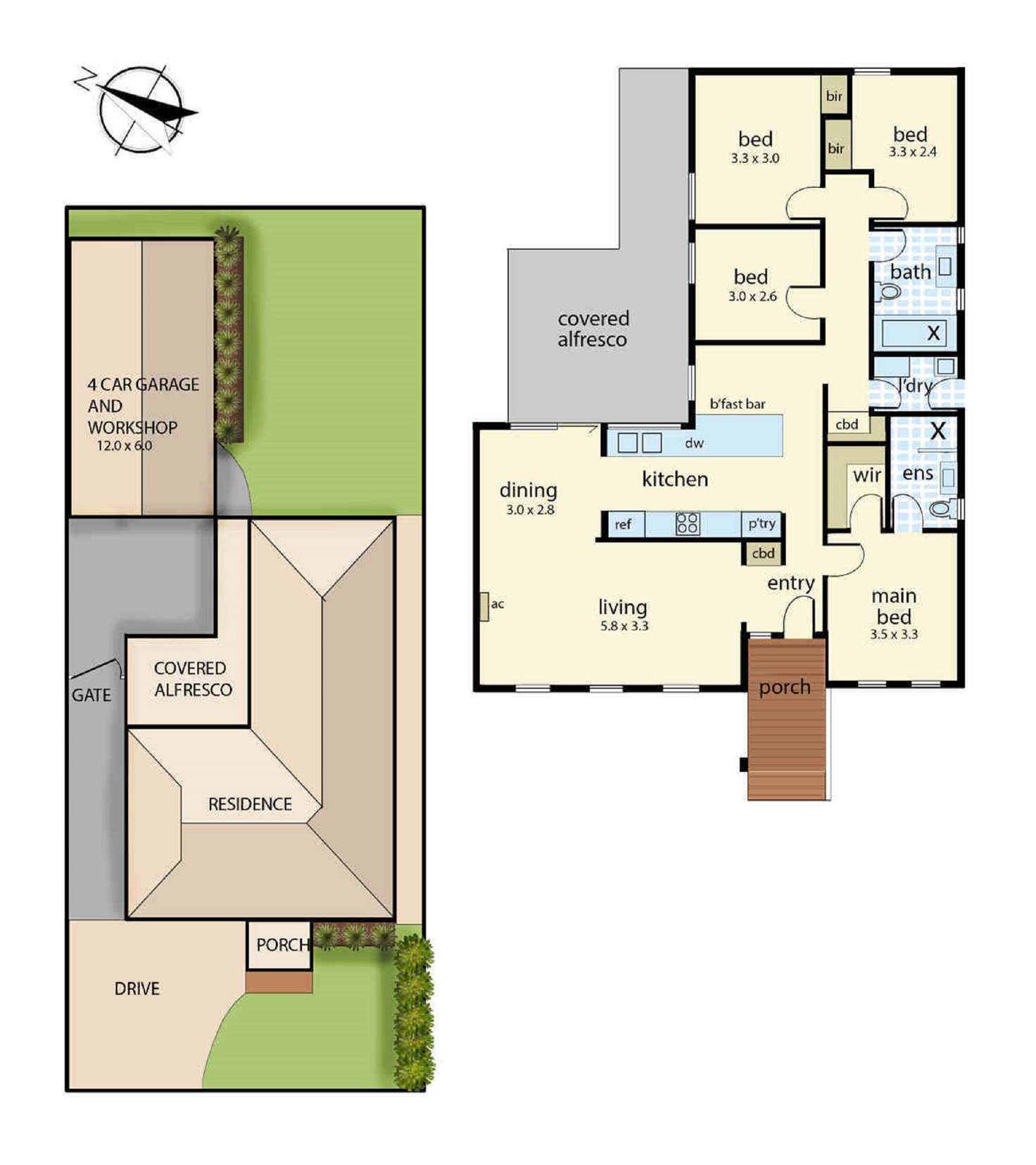 Floorplan of Homely house listing, 120 Ella Grove, Chelsea VIC 3196