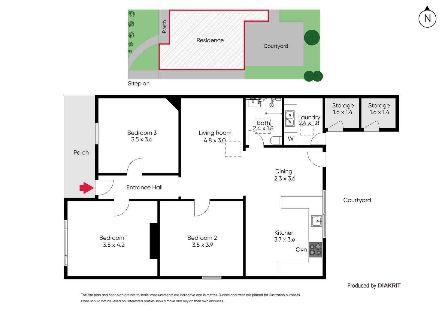 Floorplan of Homely house listing, 110 Bendigo Street, Prahran VIC 3181