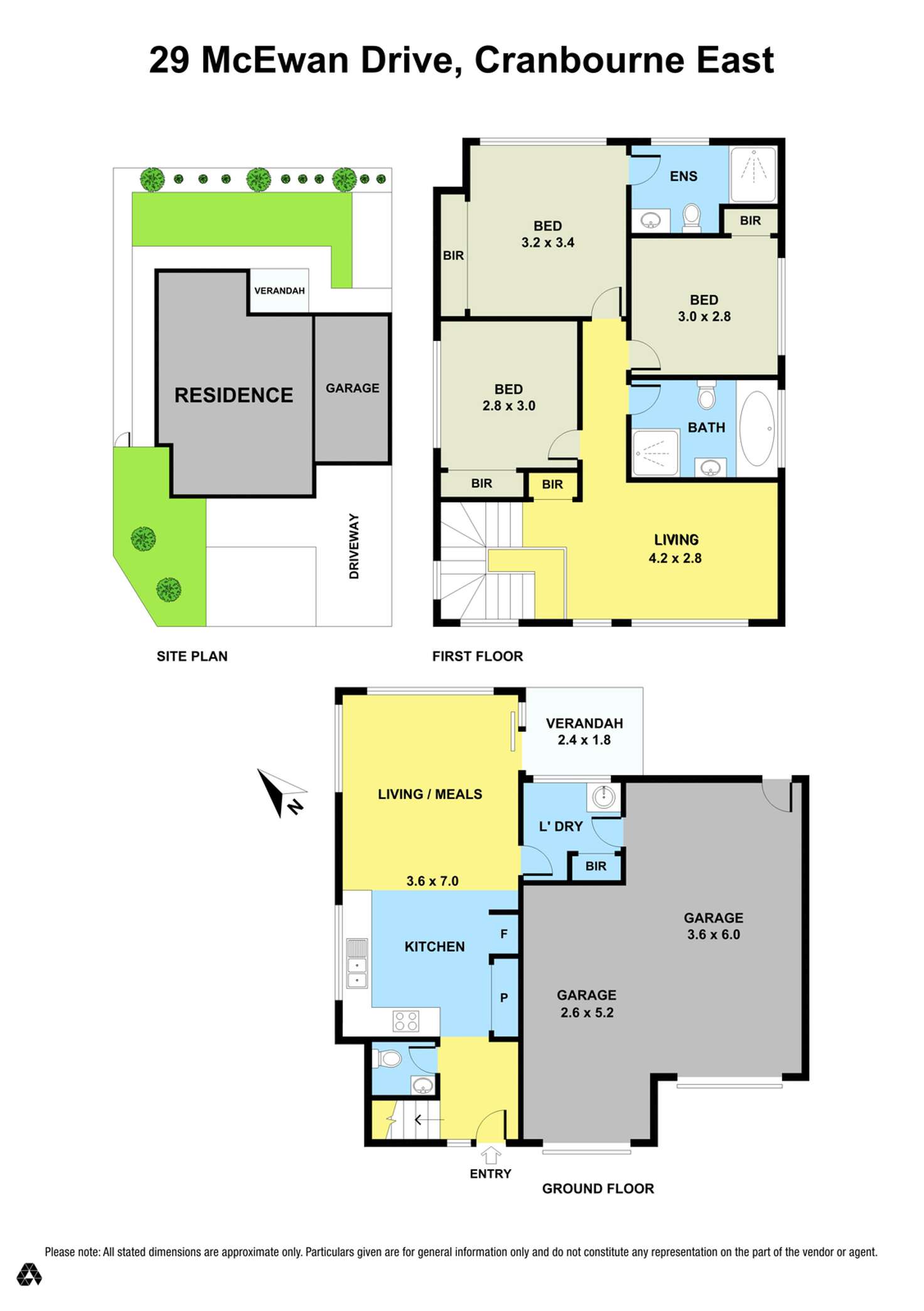 Floorplan of Homely house listing, 29 McEwan Drive, Cranbourne East VIC 3977
