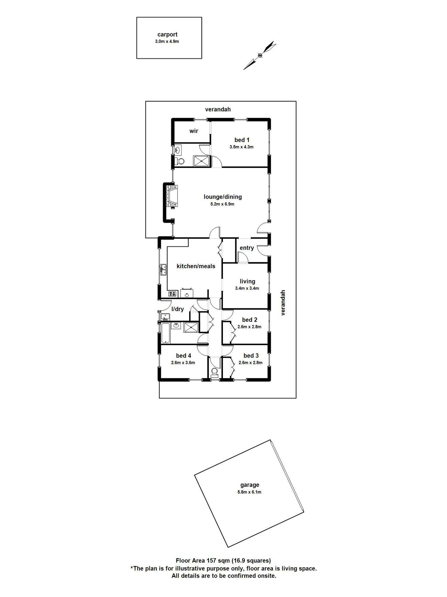 Floorplan of Homely house listing, 35 Peppermint Lane, Big Pats Creek VIC 3799