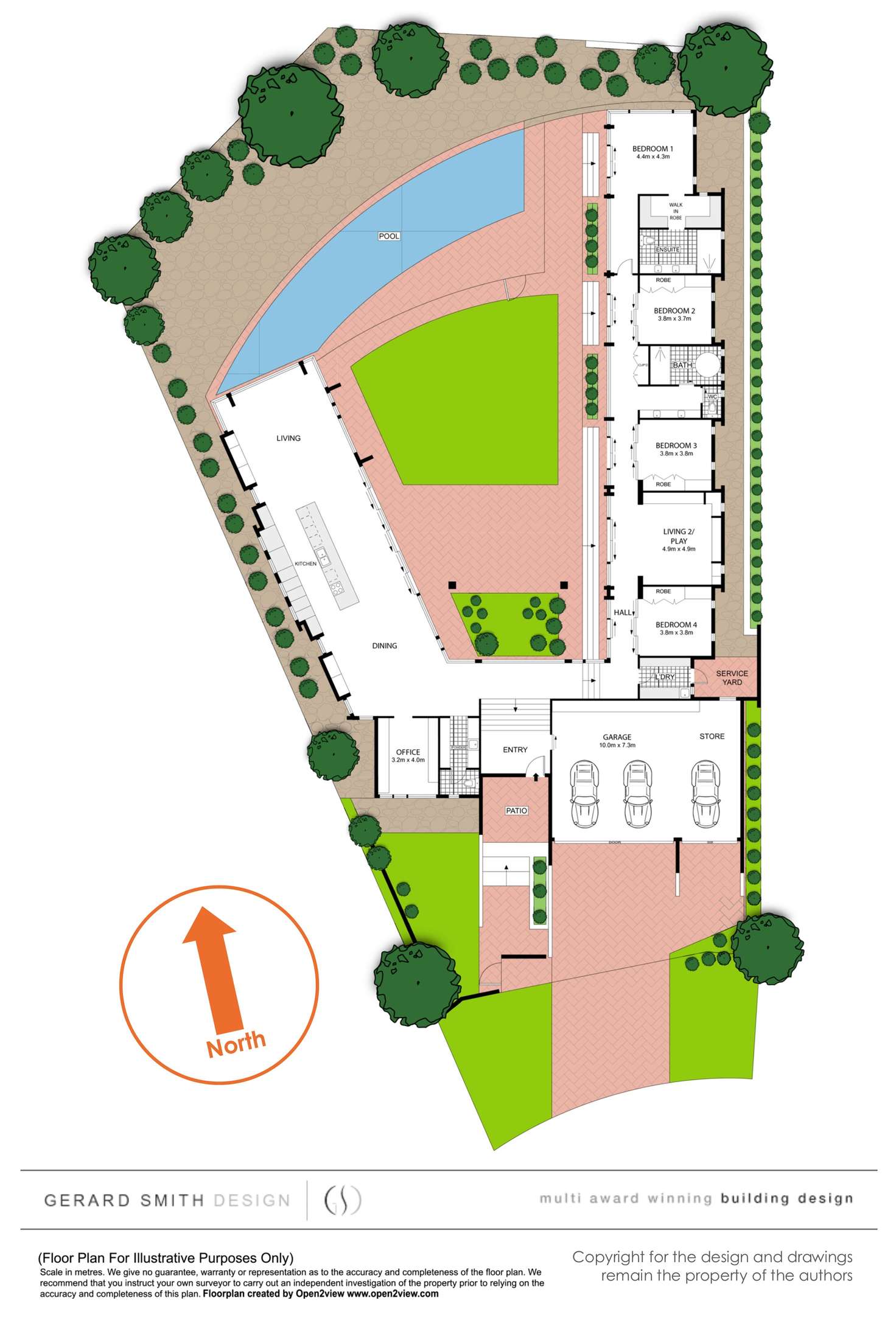 Floorplan of Homely house listing, 4 Grosvenor Terrace, Noosa Heads QLD 4567