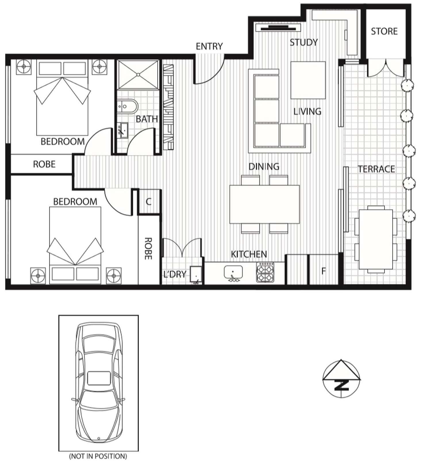 Floorplan of Homely apartment listing, 1/573 High Street, Prahran VIC 3181