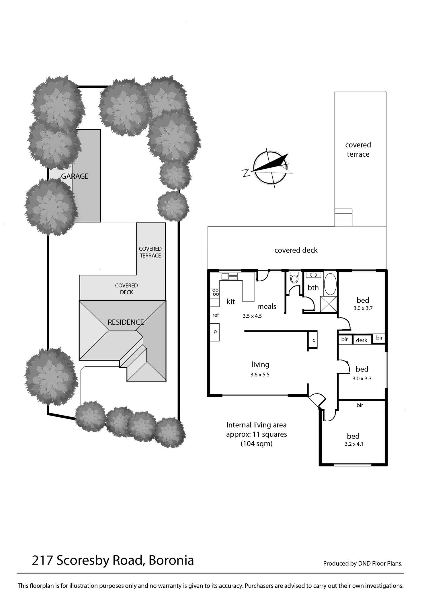 Floorplan of Homely house listing, 217 Scoresby Road, Boronia VIC 3155