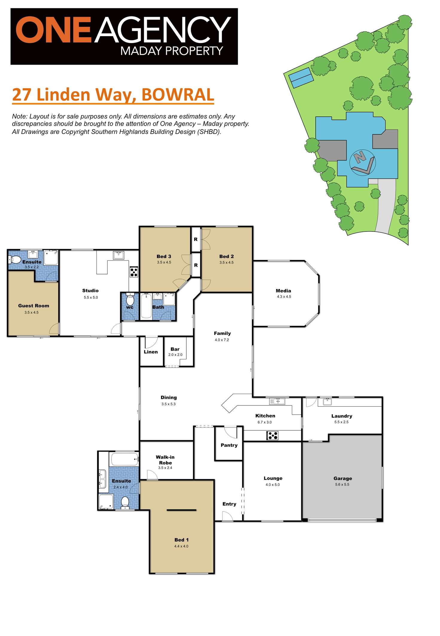 Floorplan of Homely house listing, 27 Linden Way, Bowral NSW 2576