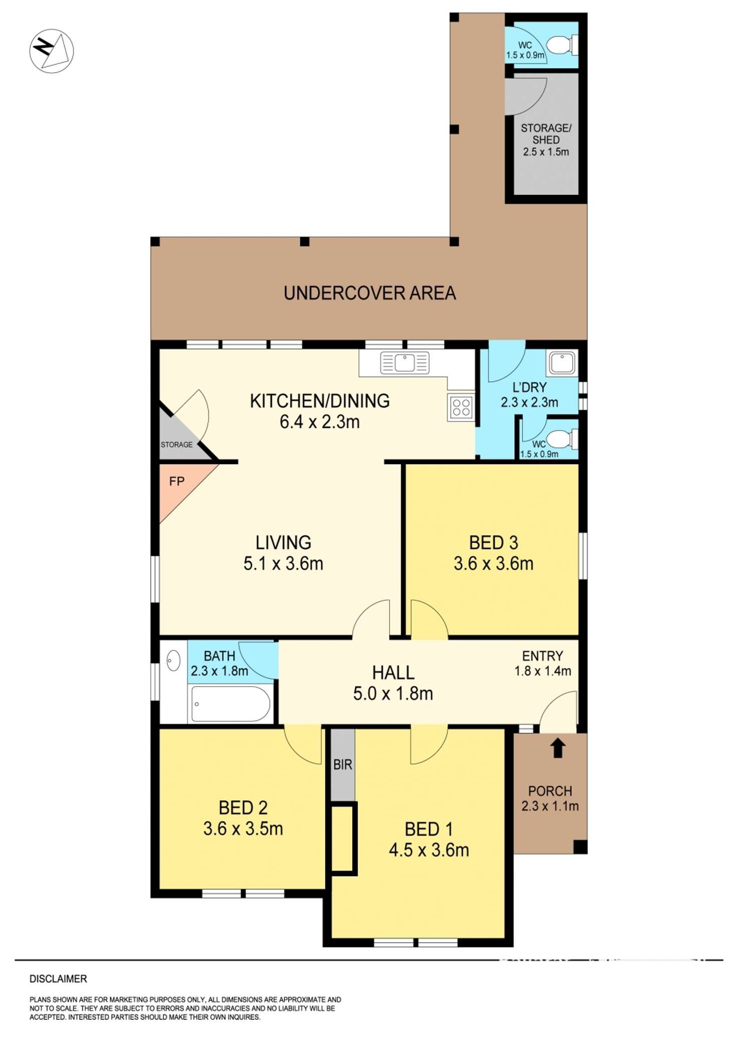 Floorplan of Homely house listing, 418 Ascot Street South, Ballarat Central VIC 3350