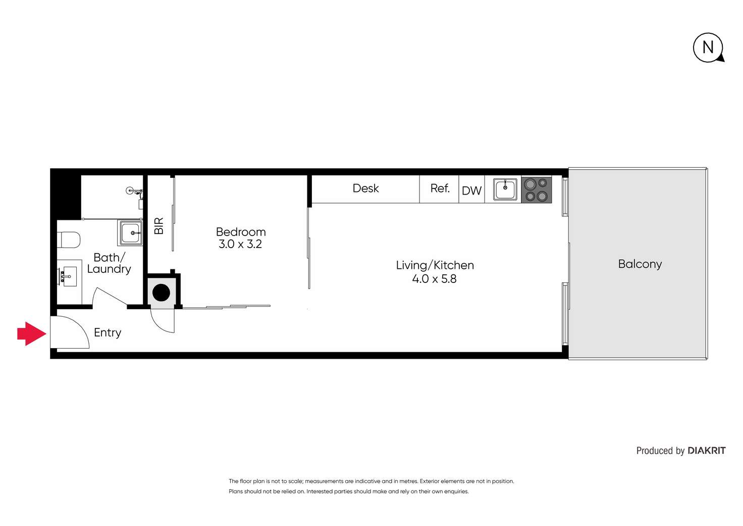Floorplan of Homely apartment listing, 1206/555 Flinders Street, Melbourne VIC 3000