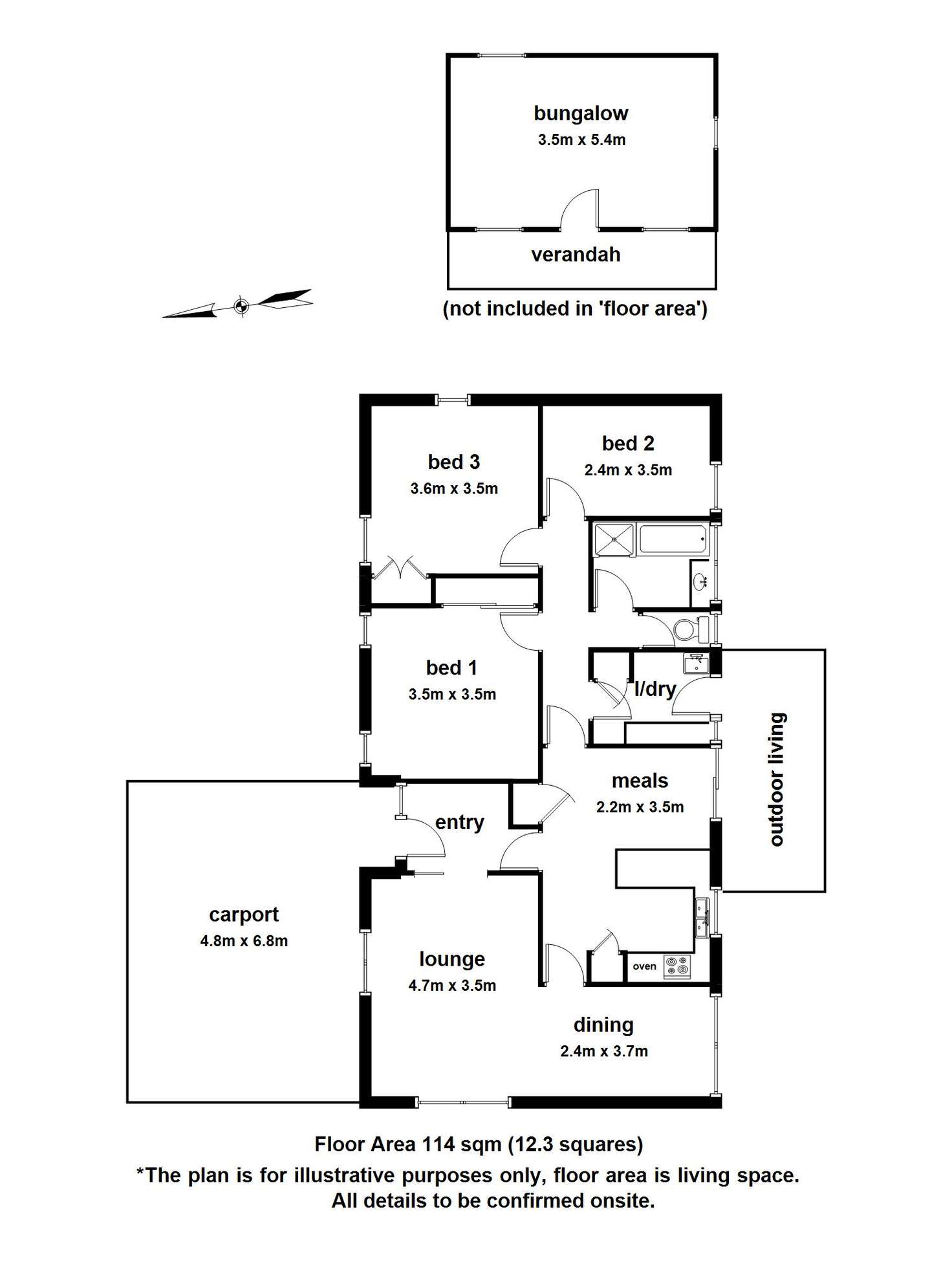 Floorplan of Homely house listing, 17 Edward Street, Bayswater VIC 3153