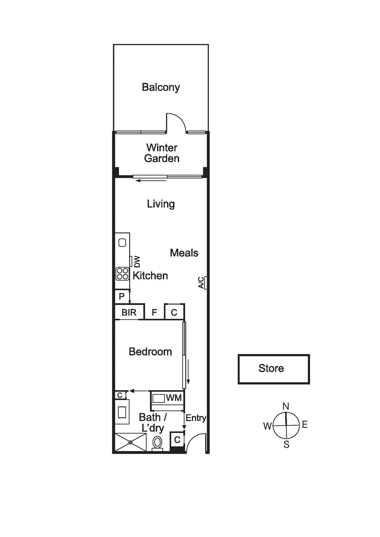 Floorplan of Homely apartment listing, 103/13-15 Grattan Street, Prahran VIC 3181