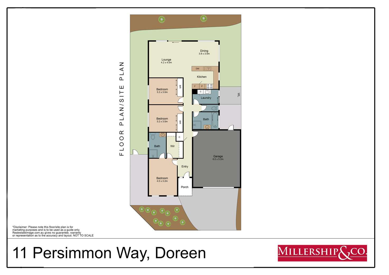 Floorplan of Homely house listing, 11 Persimmon Way, Doreen VIC 3754