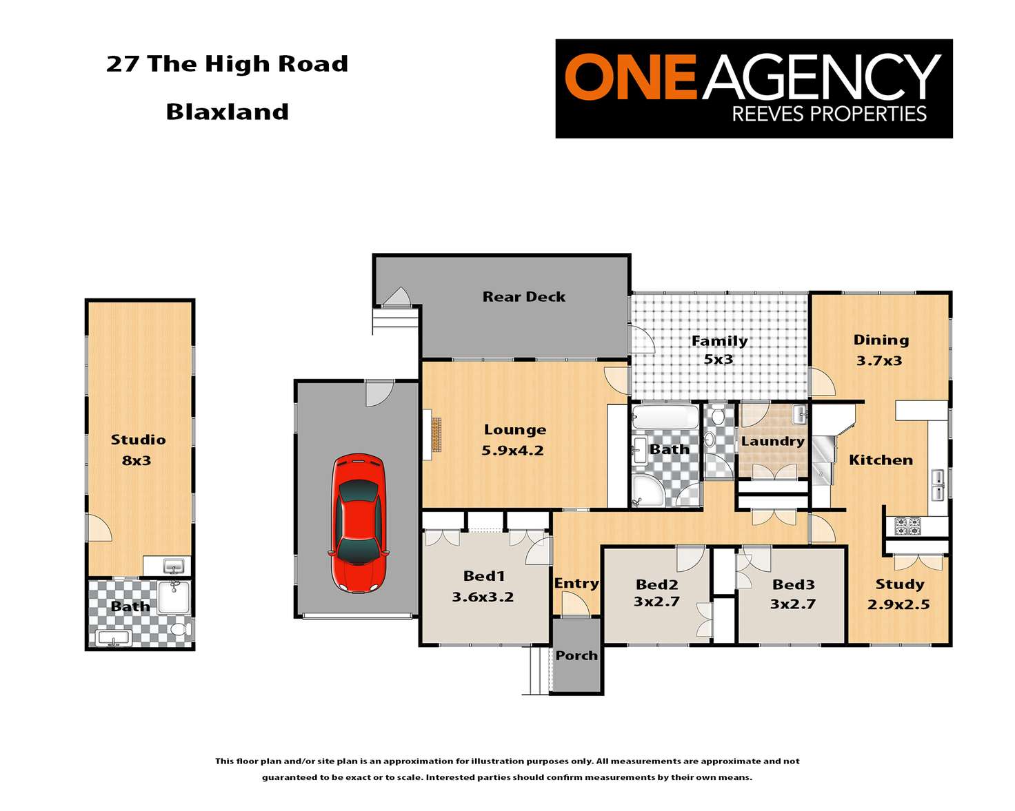 Floorplan of Homely house listing, 27 The High Road, Blaxland NSW 2774