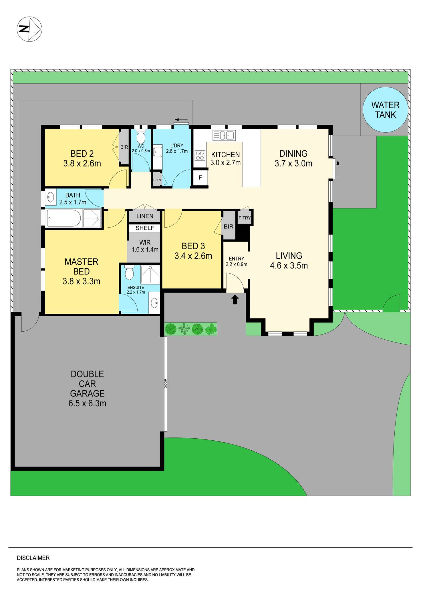 Floorplan of Homely house listing, 4B Brophy  Street, Brown Hill VIC 3350