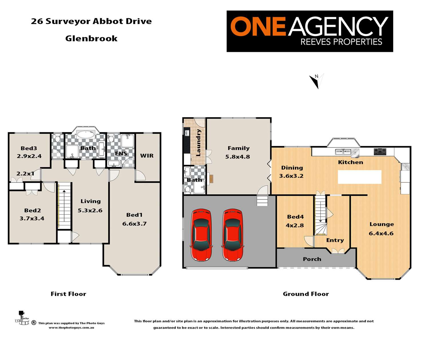 Floorplan of Homely house listing, 26 Surveyor Abbot Drive, Glenbrook NSW 2773
