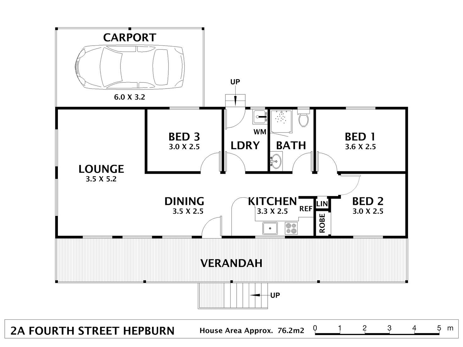 Floorplan of Homely house listing, 2 Fourth Street, Hepburn Springs VIC 3461