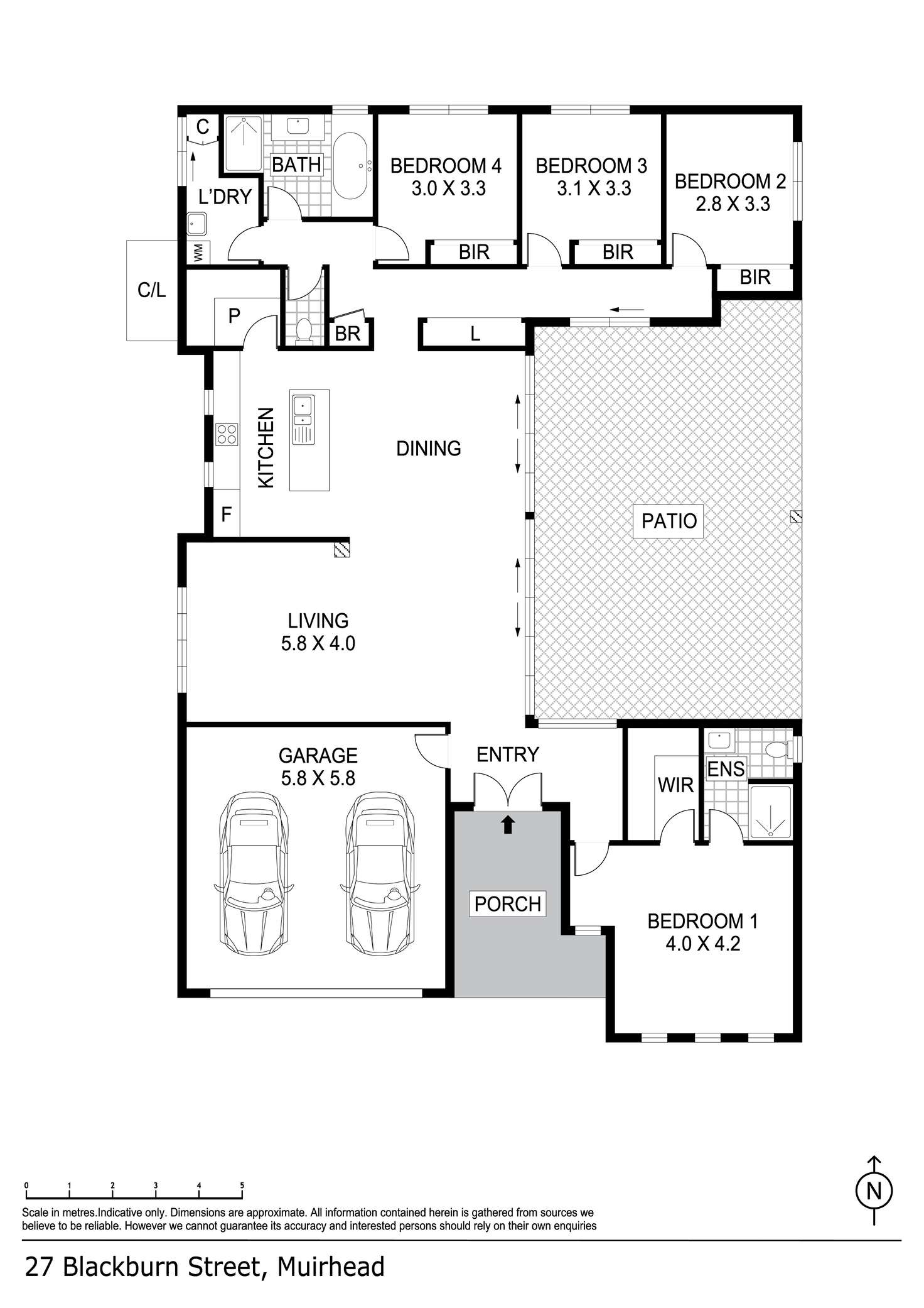 Floorplan of Homely house listing, 27 Blackburn Street, Muirhead NT 810