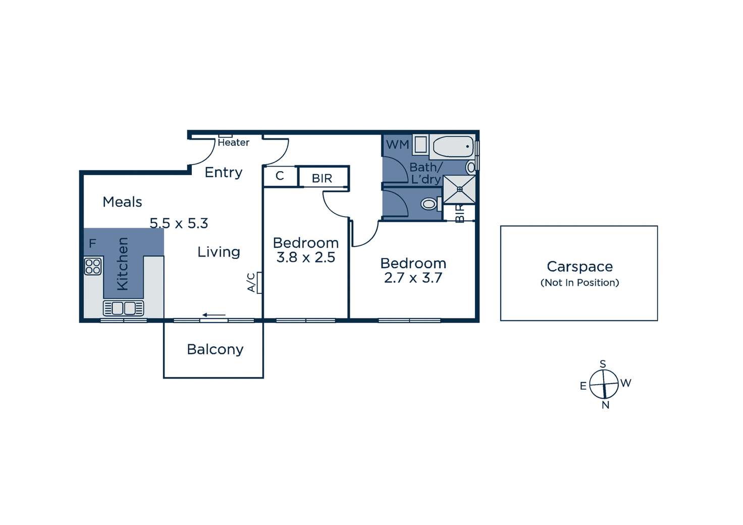 Floorplan of Homely apartment listing, 21/23-25 Albion Road, Box Hill VIC 3128