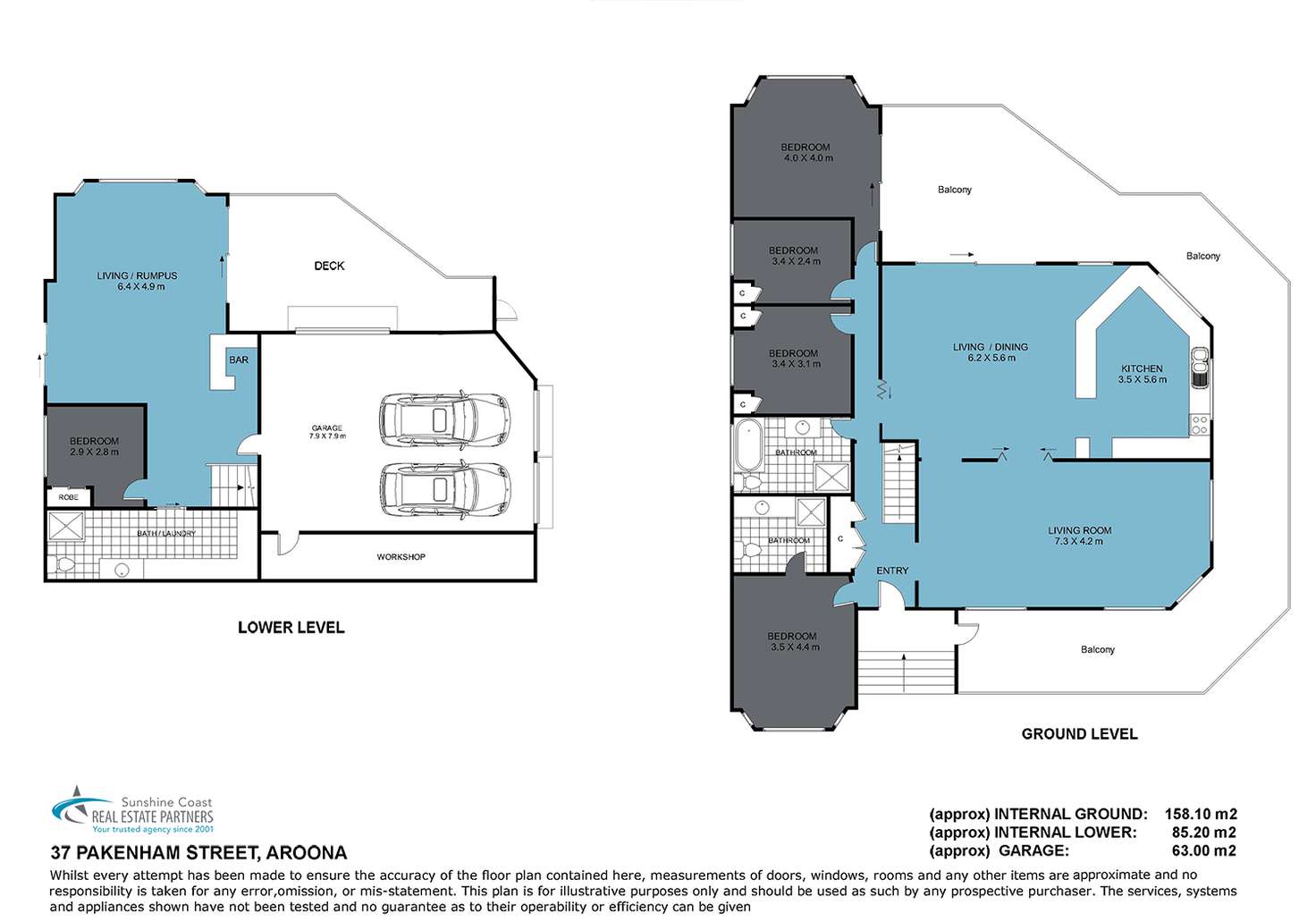 Floorplan of Homely house listing, 37 Pakenham Street, Aroona QLD 4551