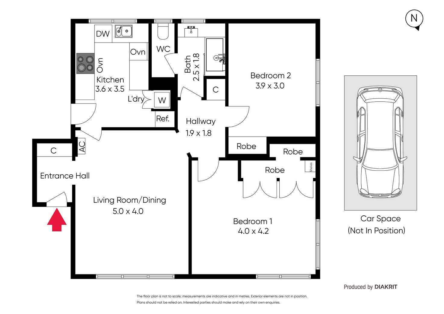 Floorplan of Homely apartment listing, 3/14A Chapel Street, St Kilda VIC 3182