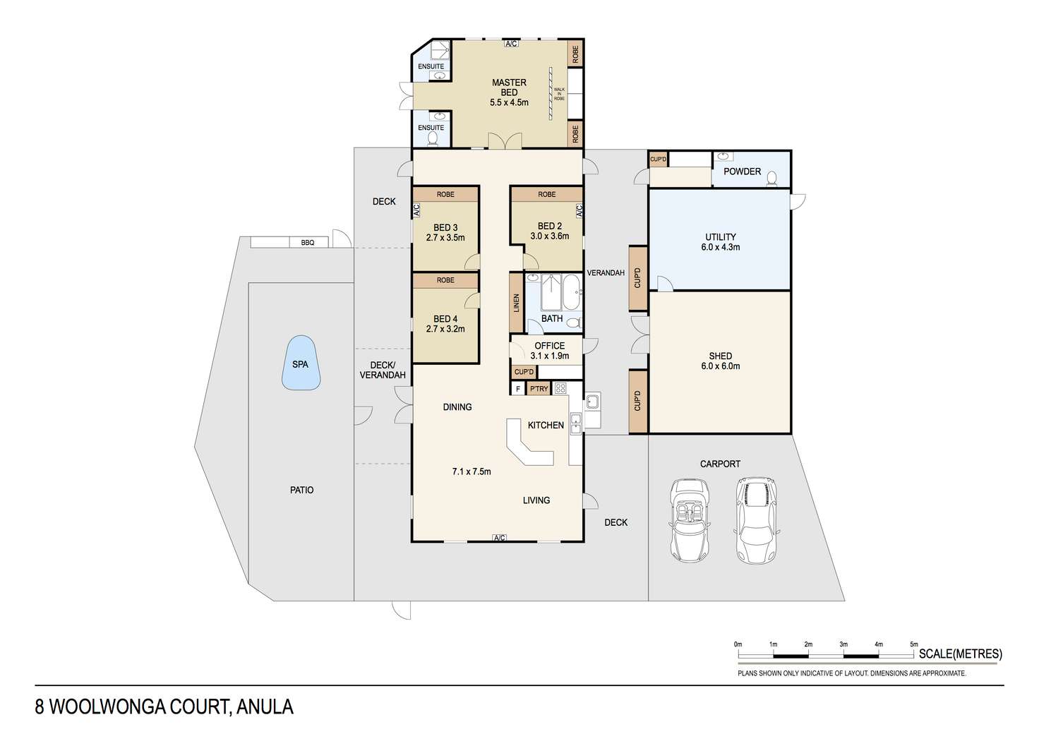 Floorplan of Homely house listing, 8 Woolwonga Court, Anula NT 812