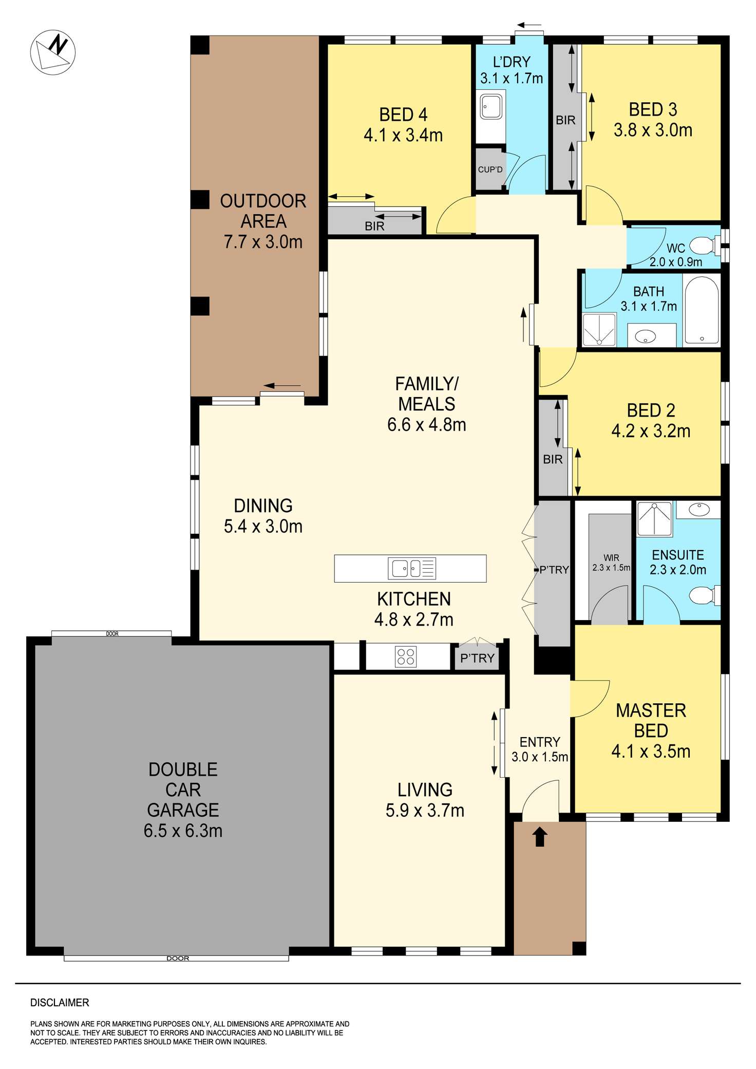 Floorplan of Homely house listing, 25 Portsea Street, Alfredton VIC 3350
