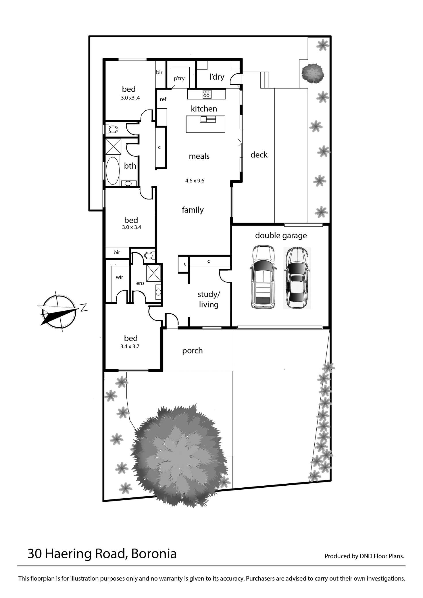 Floorplan of Homely house listing, 30 Haering Road, Boronia VIC 3155