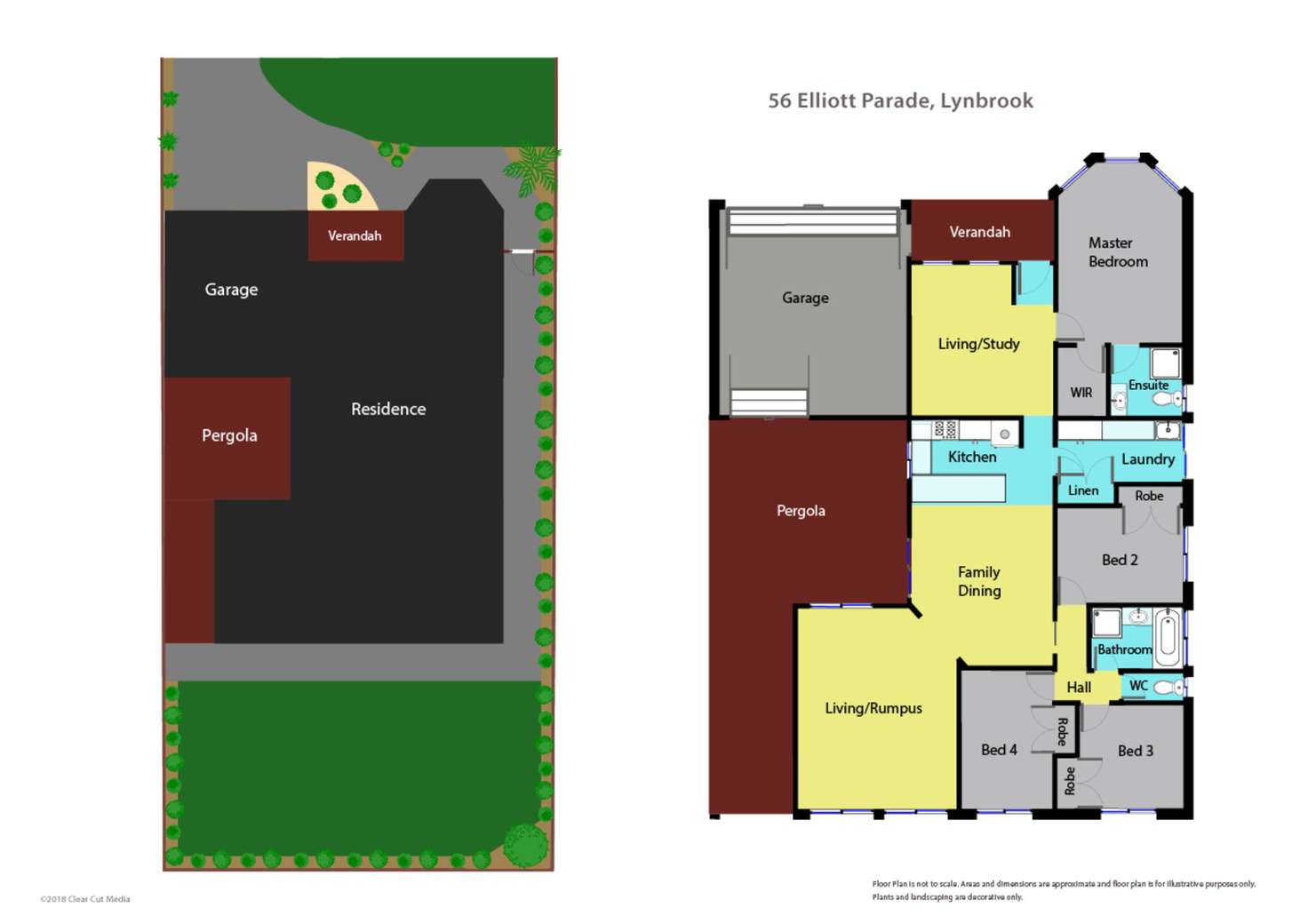 Floorplan of Homely house listing, 56 Elliott Parade, Lynbrook VIC 3975