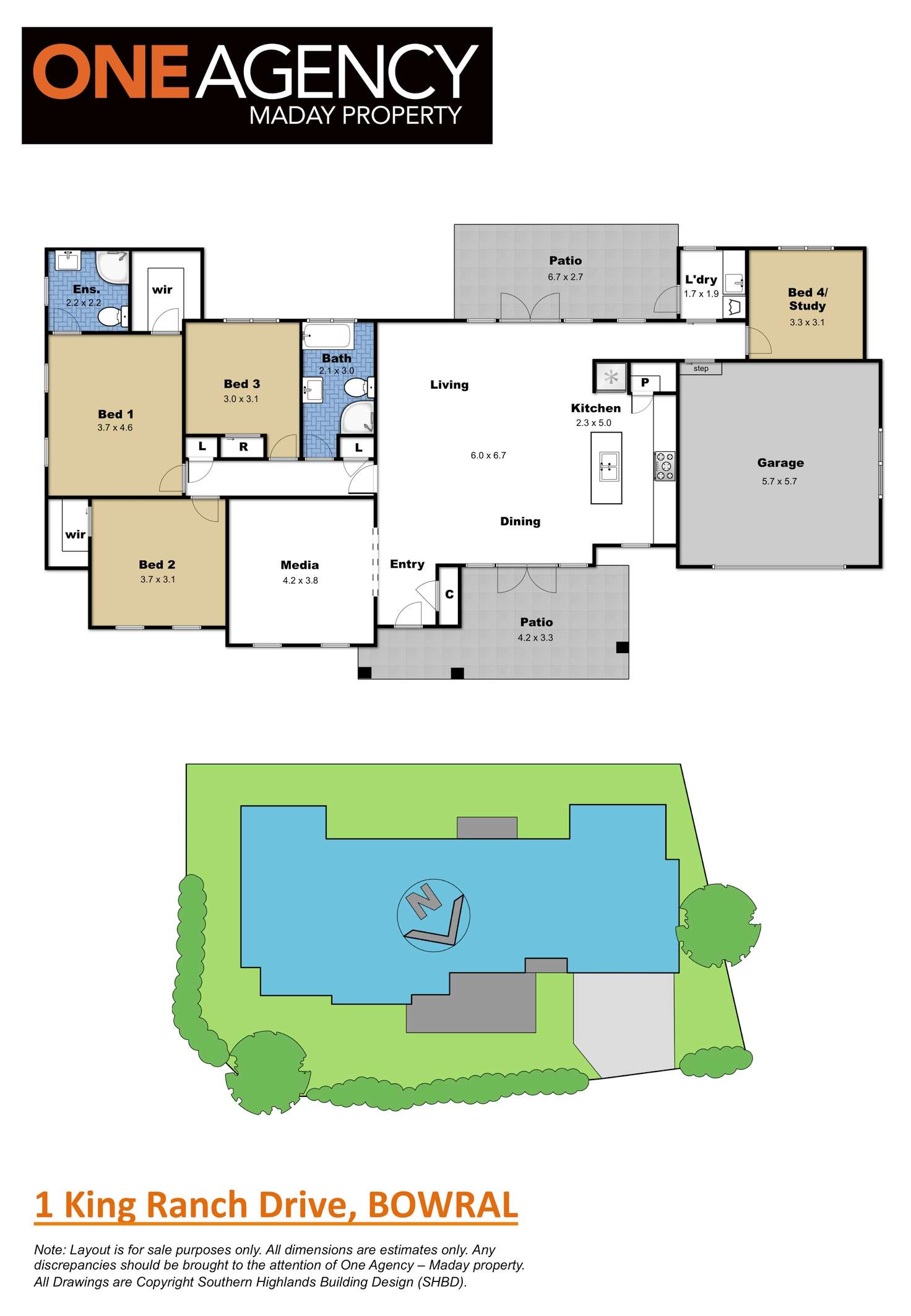Floorplan of Homely house listing, 1 King Ranch Drive, Bowral NSW 2576