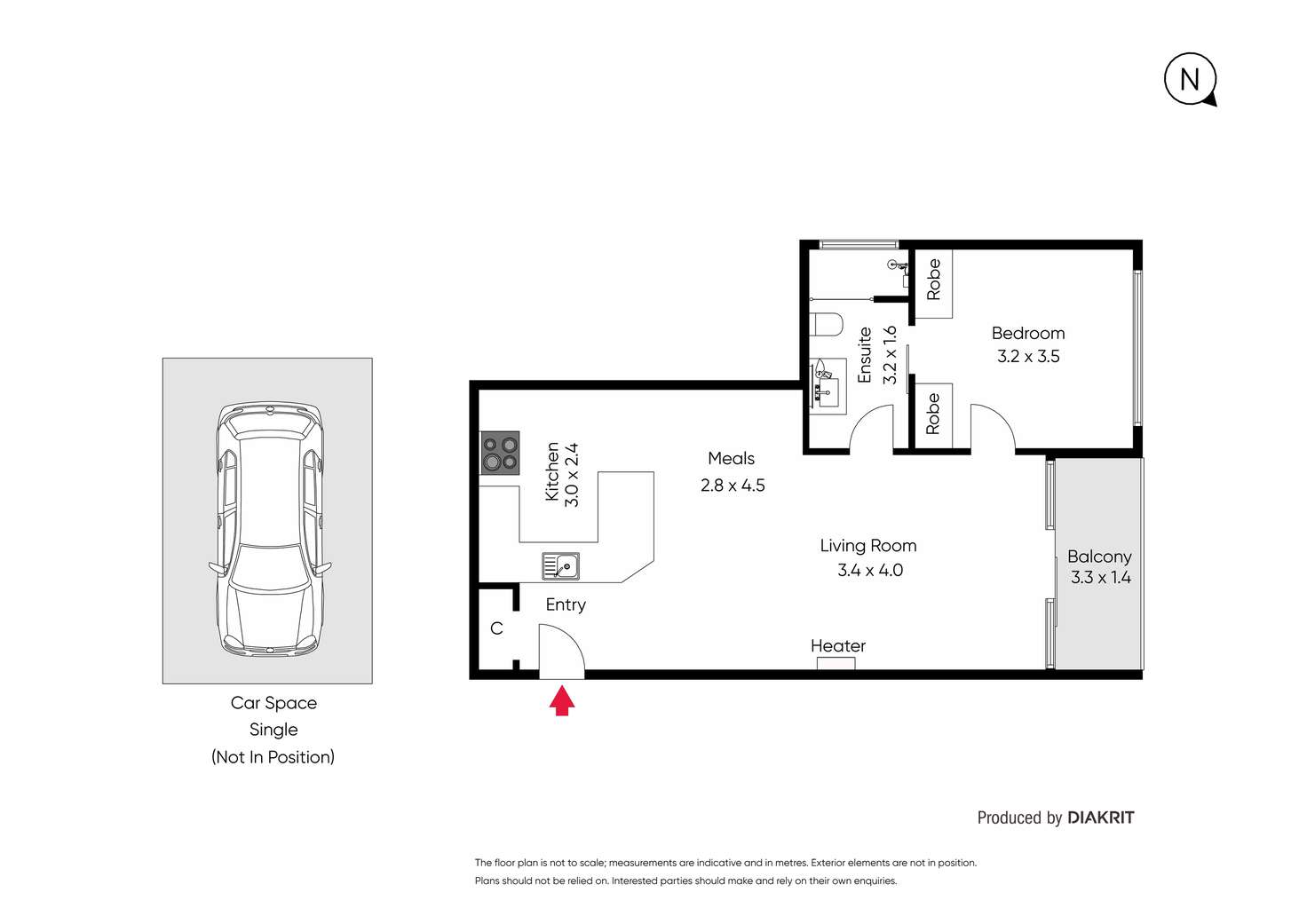 Floorplan of Homely apartment listing, 19/25 Barkly Street, Carlton VIC 3053