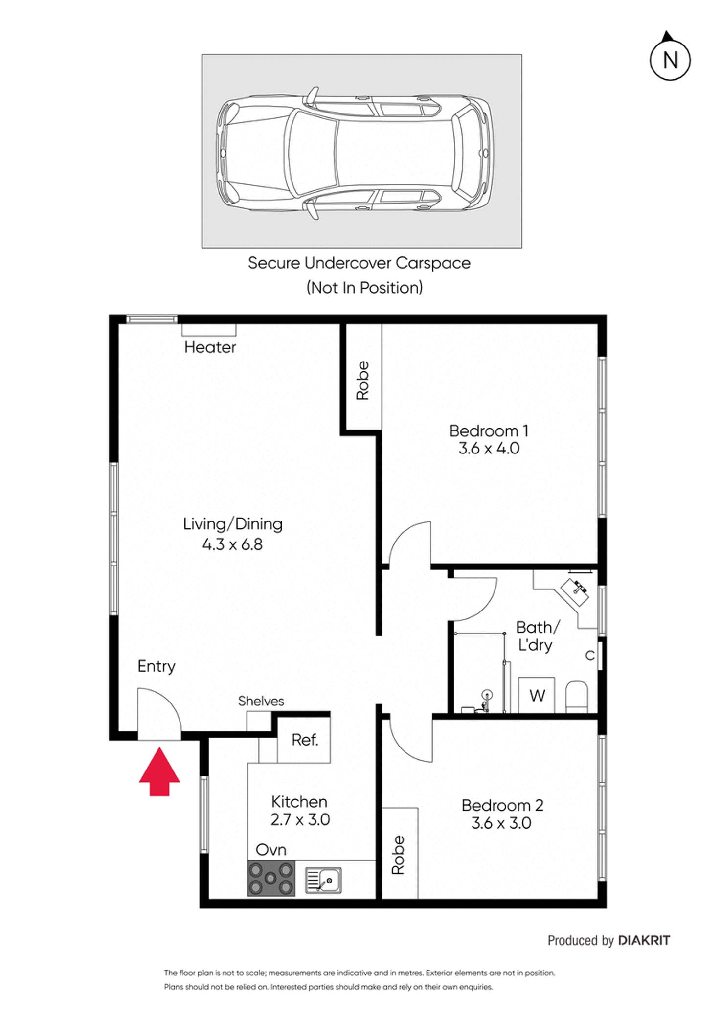 Floorplan of Homely apartment listing, 6/125 Riversdale Road, Hawthorn VIC 3122