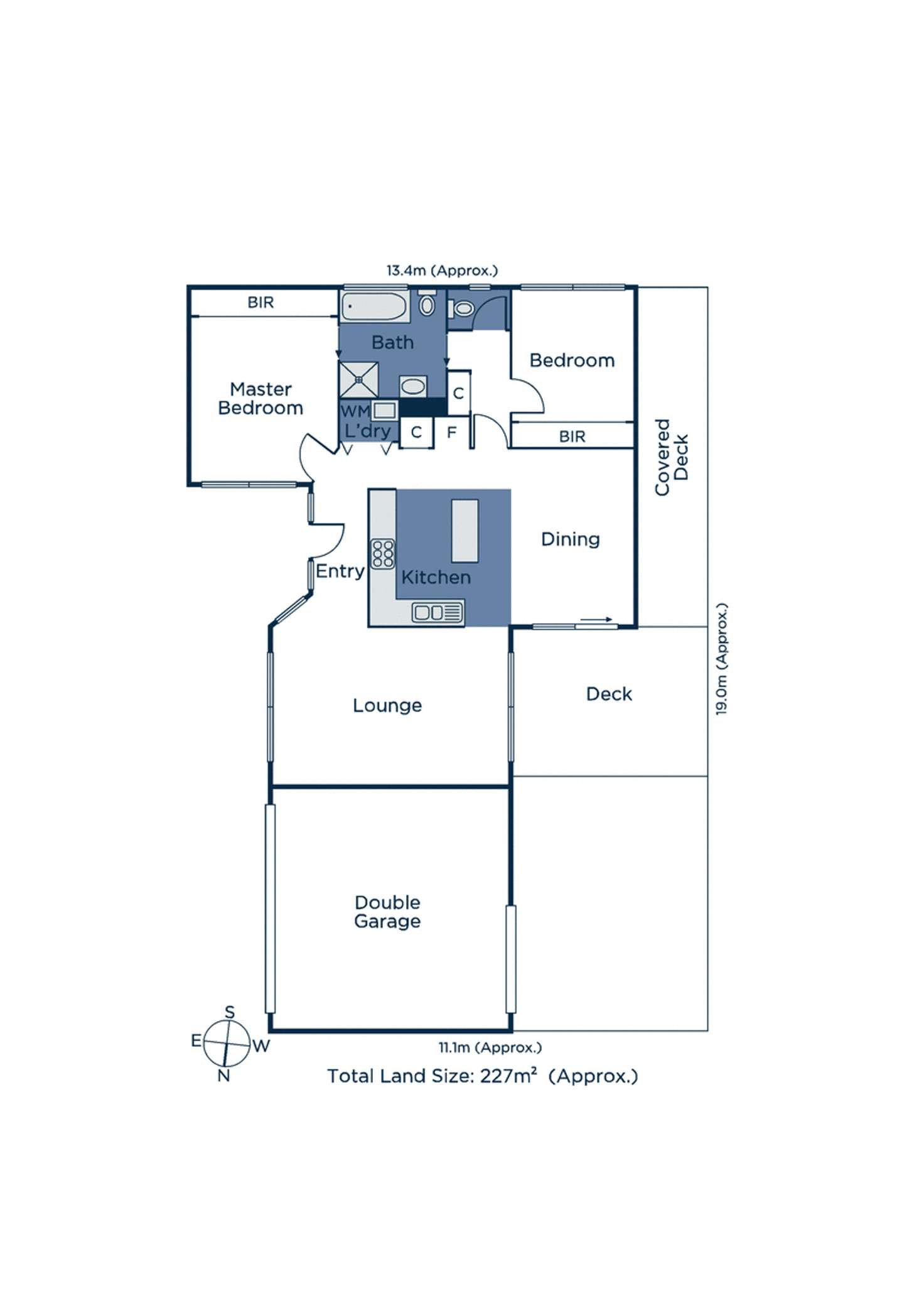 Floorplan of Homely unit listing, 3/125 Dorset Road, Boronia VIC 3155