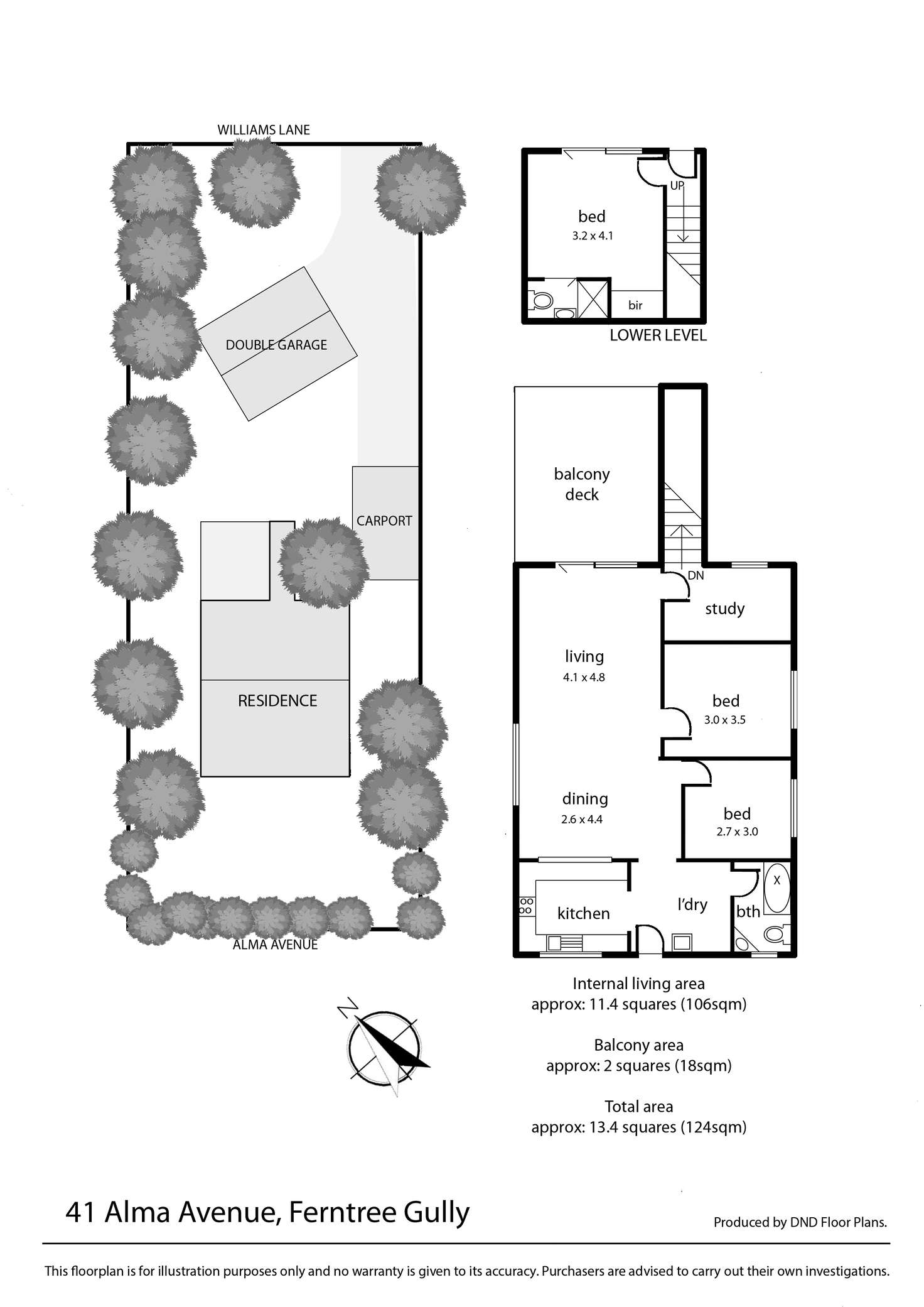 Floorplan of Homely house listing, 41 Alma Avenue, Ferntree Gully VIC 3156