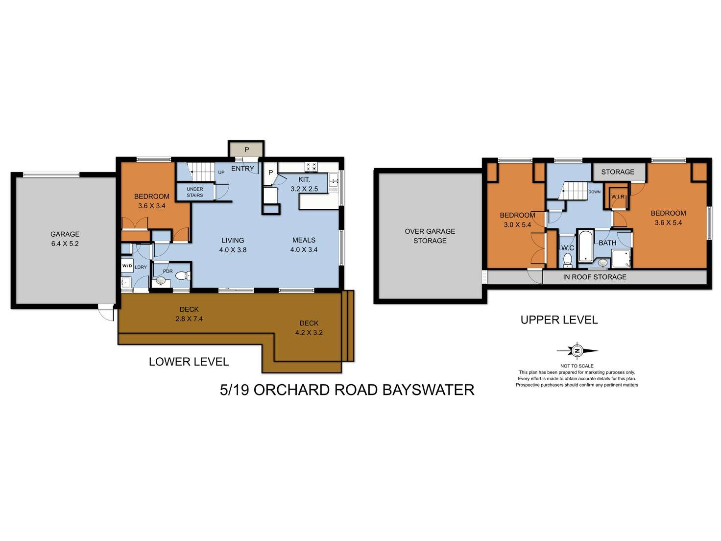 Floorplan of Homely townhouse listing, 5/19 Orchard Road, Bayswater VIC 3153