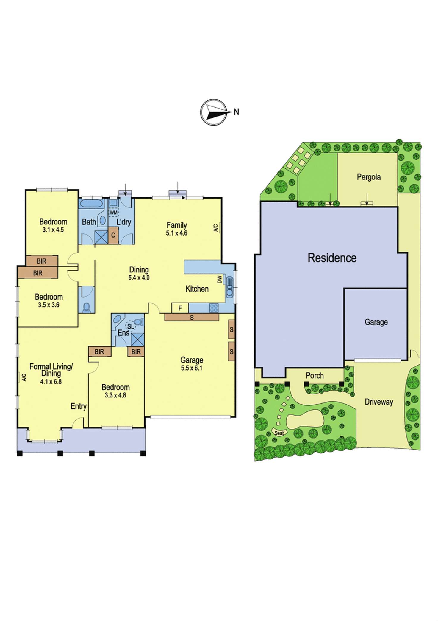 Floorplan of Homely unit listing, 1/41 Alexander Street, Montmorency VIC 3094